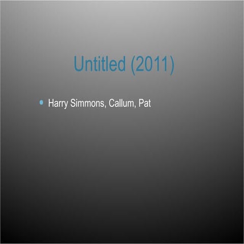 Media movie plot presentation 1