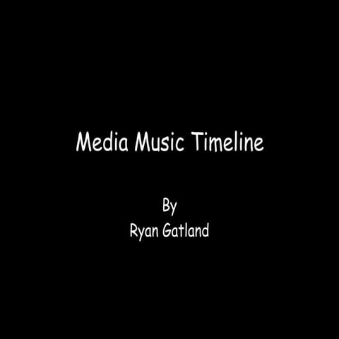 Media music timeline