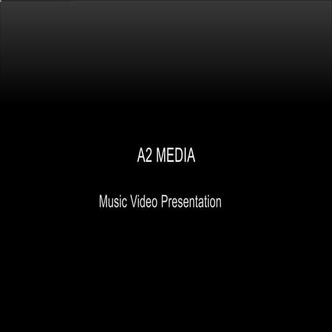 Media music video presentation