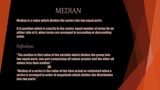 Median | PPTX