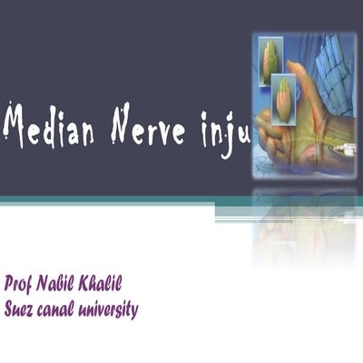 Median nerve injuries