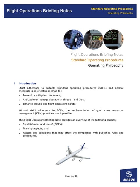Airbus A320 - Abnormal and Emergency Procedures Basics | PDF