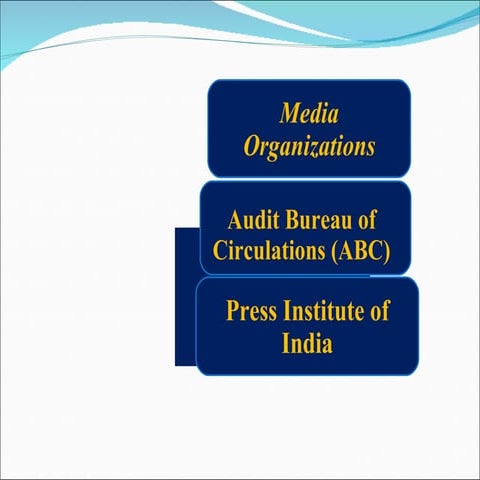 Media Organisations