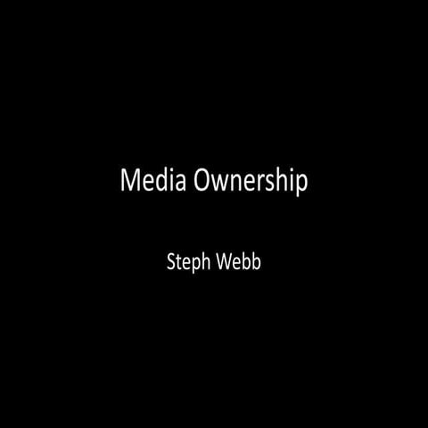 Media ownership