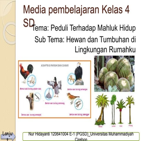 Media pembelajaran kelas 4 SD Nur Hidayanti