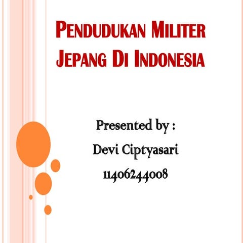 Pendudukan Jepang di Indonesia