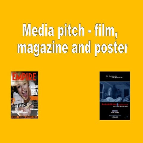 Media pitch