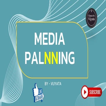 Media planning in advertising