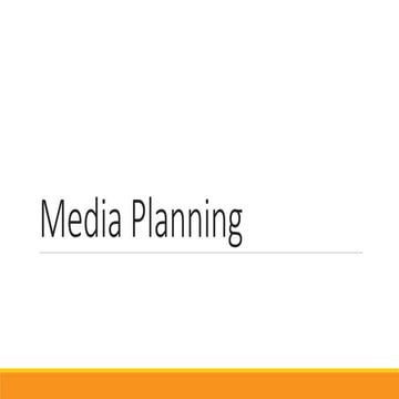 Comprehensive Media Planning: Strategies, Channels, and Execution for ...
