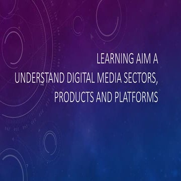 Media platforms etc powerpoint