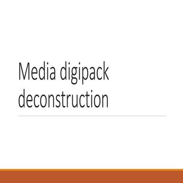 digipack desconstuction