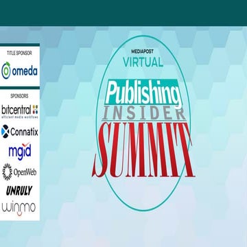 MediaPost Publishing Insider Summit Survey