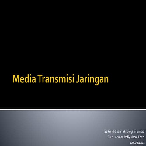 Media Komunikasi Jaringan