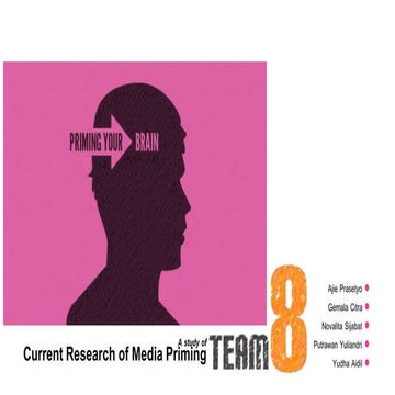 Current Research of Media Priming