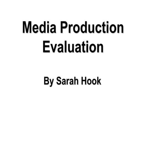 A2 Media Evaluation | PPTX