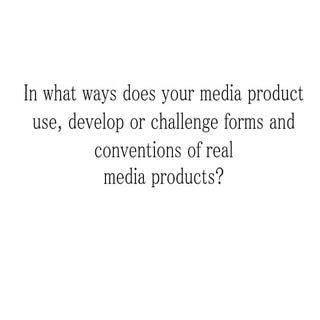 Media product use, develop or chall...