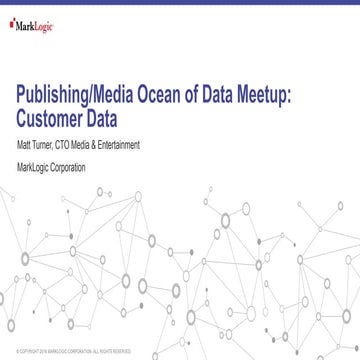 Media publishing meetup ocean of data july 2016
