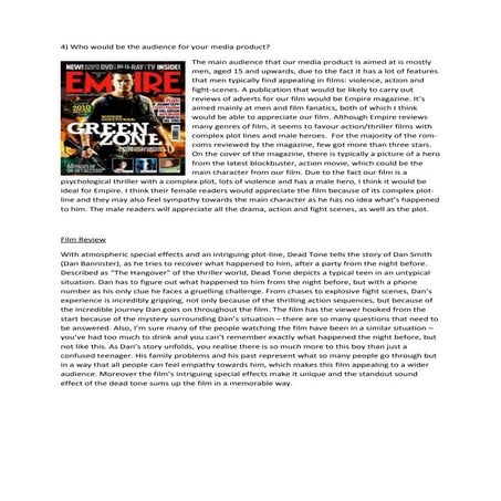 Game script analysis | DOCX