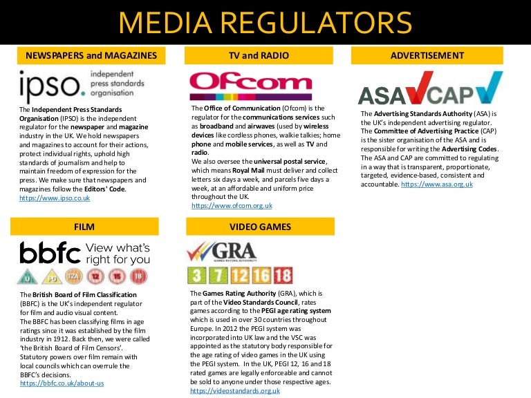 Media regulators
