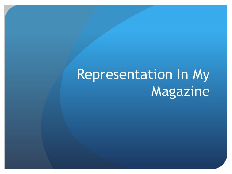 Media representation example picture