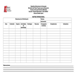 Instrumentos de planificacion y con...