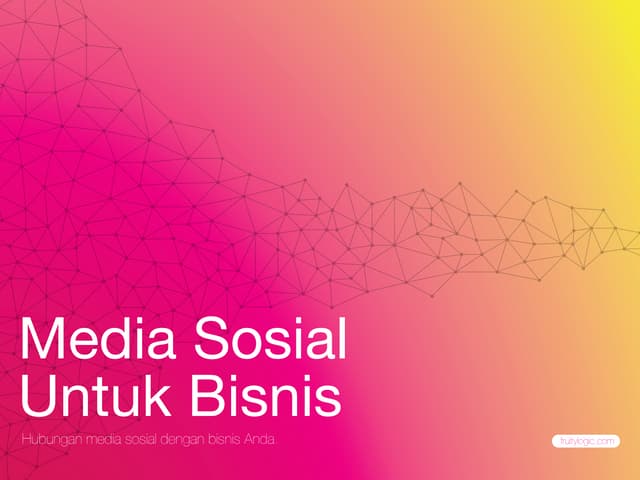 Media sosial untuk bisnis
