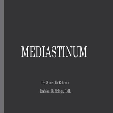 Anatomy & Radiology of the Mediastinum.pptx