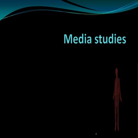 Media studies | PPT