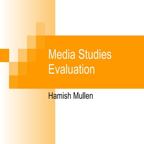 Media Studies Evaluation