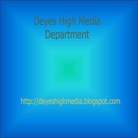 Media studies ks5 evening