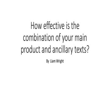 Media stuff evalution question 1