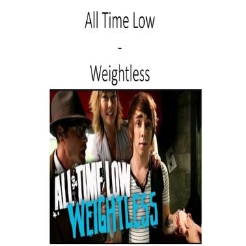 Media Deconstruction 3 - All Time Low - Weightless 
