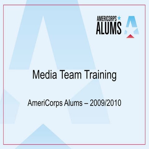Media  Team  Training