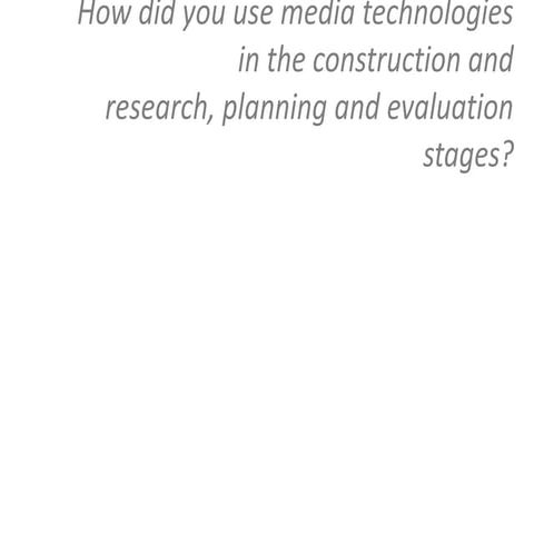 Media technologies evaluation