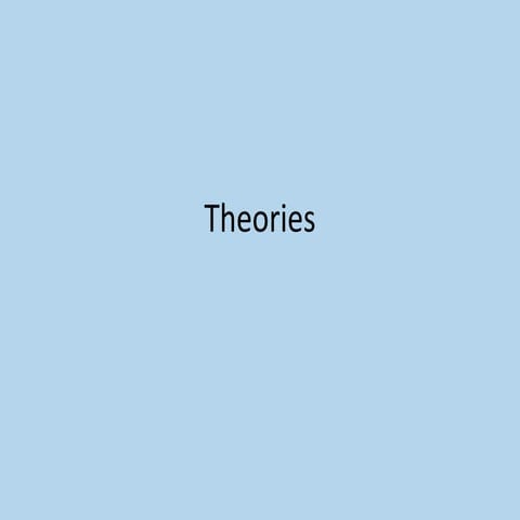 Media Theories