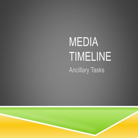 Media Timeline - Ancillary Research