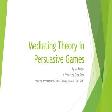 Procedural Rhetoric | PDF