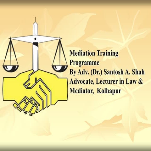 MEDIATION-TRANING-PROGRAMME-AHEMEDNAGAR.ppt