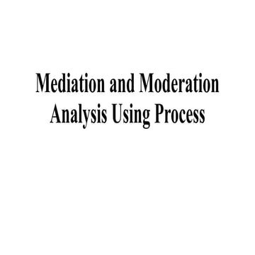 Mediation and Moderation Analysis  .pptx
