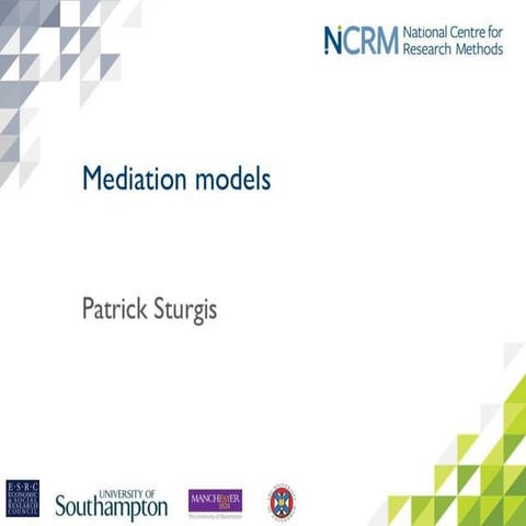 Mediation models