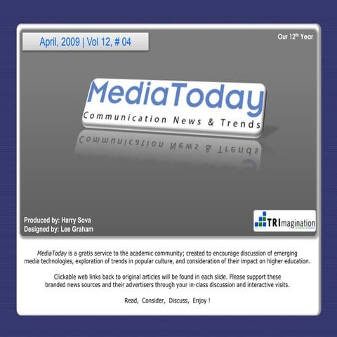 MediaToday - 4/2009