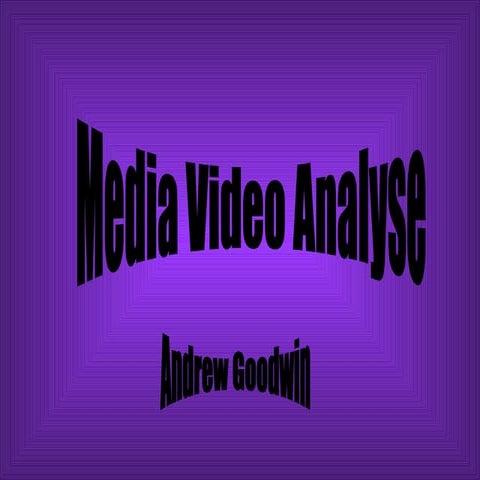Media Video Analysis