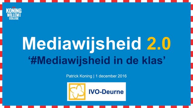 Mediawijsheid 2.0 