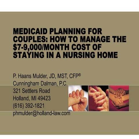 Medicaid Planning for Married Couples