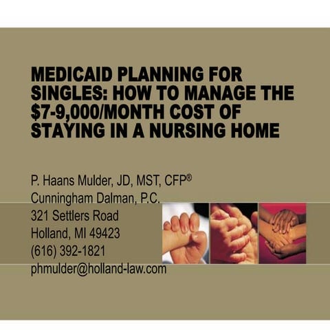Medicaid Planning for Singles
