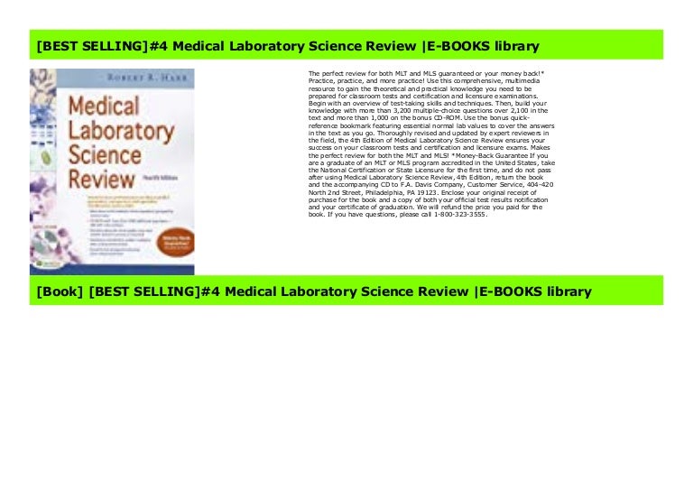 [BEST SELLING]4 Medical Laboratory Science Review EBOOKS library