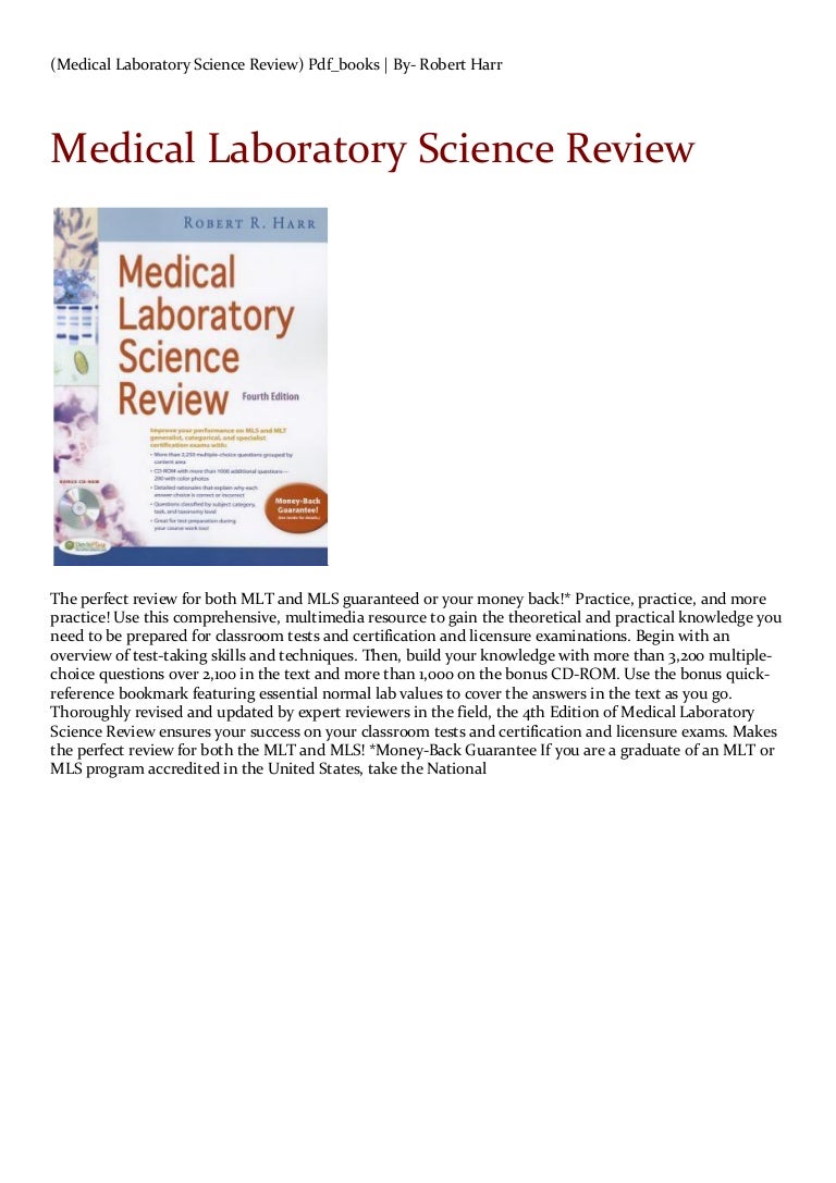 (Medical Laboratory Science Review) Pdf_books By Robert Harr