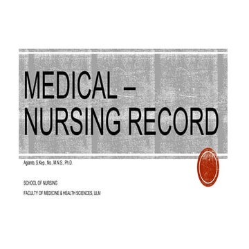 Medical record & Health information Technician | DOCX