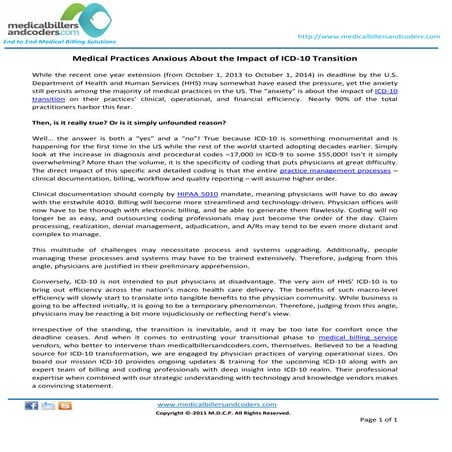 Medical practices-anxious-about-the-impact-of-icd-10-transition