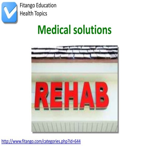 Medical solutions